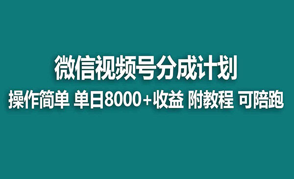 视频号单天爆单8000+